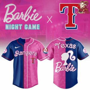 Texas Rangers Barbie Night Game 2026 Baseball Jersey