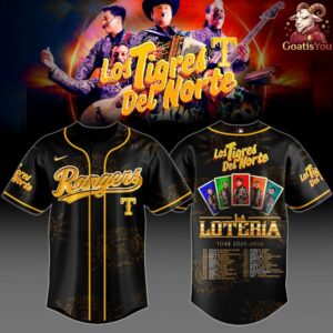 Texas Rangers x Los Tigres del Norte LA Loteria Tour Baseball Jersey