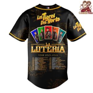 Texas Rangers x Los Tigres del Norte LA Loteria Tour Baseball Jersey 3