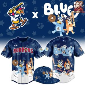 Toledo Mud Hens Bluey Night Special Edition Baseball Jersey 1