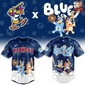 Toledo Mud Hens Bluey Night Special Edition Baseball Jersey 2