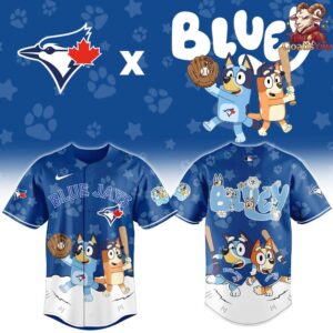 Toronto Blue Jays Bluey Night Special Edition Baseball Jersey 2