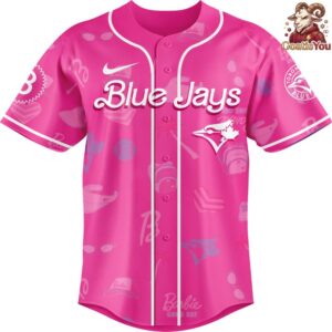 Toronto Blue Jays Collab Barbie Night Limited Edition Baseball Jersey 2