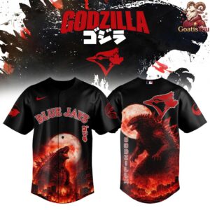 Toronto Blue Jays x Godzilla Legendary Limited Edition Baseball Jersey 3