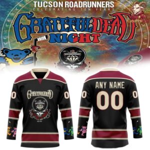 Tucson Roadrunners Grateful Dead Night Hockey Jersey