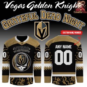 Vegas Golden Knights Collab Grateful Dead Night 2026 Hockey Jersey