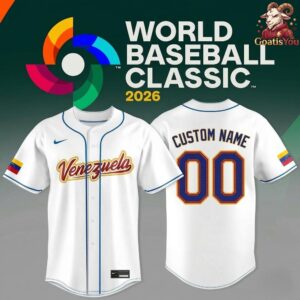 Venezuela Baseball National Team 2026 World Baseball Classic Baseball Jersey 2