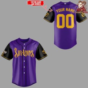 Visalia Rawhide Central Valley Sir Loins 2026 Baseball Jersey 2