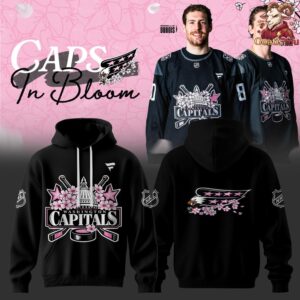 Washington Capitals Caps In Bloom Cherry Blossom Hoodie