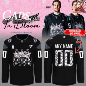 Washington Capitals Caps In Bloom Limited Edition Hockey Jersey