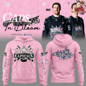Washington Capitals Caps In Bloom Limited Edition Hoodie