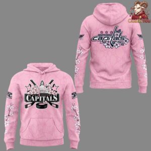 Washington Capitals Caps In Bloom Limited Edition Hoodie 2