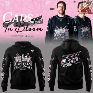 Washington Capitals Caps In Bloom Limited Edition Hoodie 3