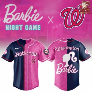 Washington Nationals Barbie Night Game 2026 Baseball Jersey