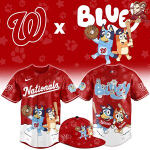 Washington Nationals Bluey Night Special Edition Baseball Jersey 1