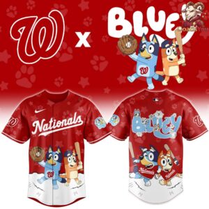 Washington Nationals Bluey Night Special Edition Baseball Jersey 2