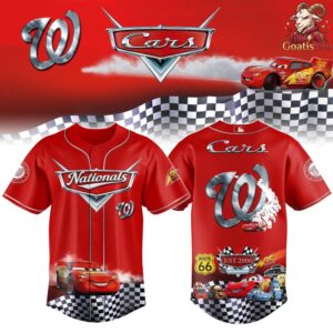 Washington Nationals x Cars 20th Anniversary Limited Edition Baseball Jersey