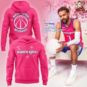 Washington Wizards Cherry Blossom Special Edition Hoodie 4