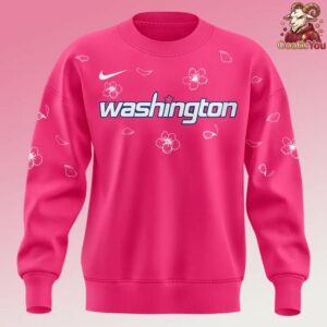 Washington Wizards Cherry Blossom Special Edition Sweatshirt 2 1