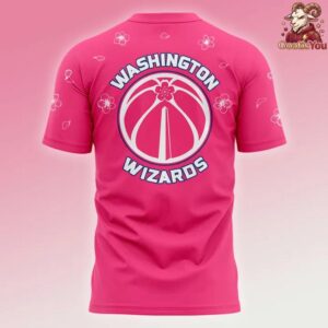 Washington Wizards Cherry Blossom Uniform T Shirt 6