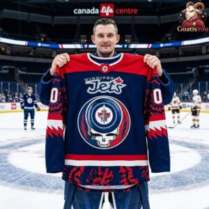 Winnipeg Jets Collab Grateful Dead Night 2026 Hockey Jersey 2