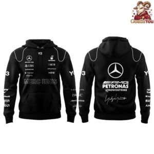 Y 3 and Mercedes AMG PETRONAS F1 Team Unveil Their Latest Hoodie 2 1