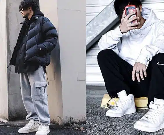 Air Force 1s and Cargo Pants