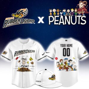 Akron RubberDucks x Peanuts Night Limited Edition Jersey