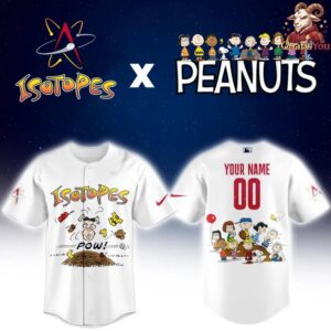 Albuquerque Isotopes Peanuts Night Limited Edition Jersey 2