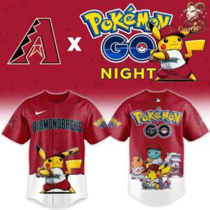 Arizona Diamondbacks x Pokemon GO Night Limited Edition Jersey 2