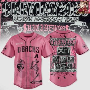 Arizona Diamondbacks x Suicideboys Greyday 2026 Jersey
