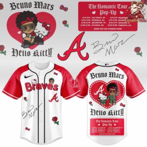 Atlanta Braves x Bruno Mars x Hello Kitty Limited Edition Jersey