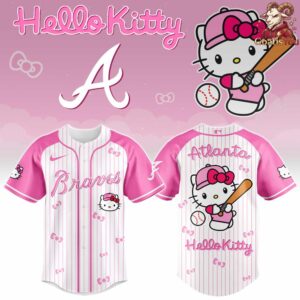 Atlanta Braves x Hello Kitty Night Limited Edition Jersey 5
