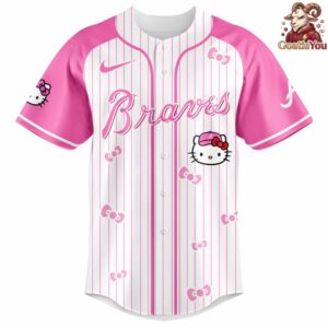 Atlanta Braves x Hello Kitty Night Limited Edition Jersey 6
