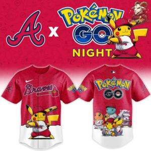 Atlanta Braves x Pokemon GO Night Limited Edition Jersey 2