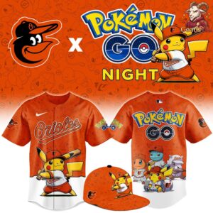 Baltimore Orioles x Pokémon GO Night Limited Edition Jersey