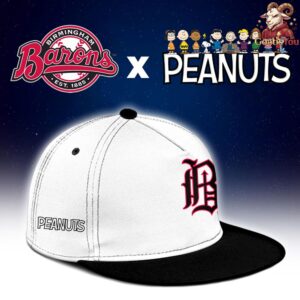 Birmingham Barons x Peanuts Night Limited Edition Baseball Jersey 3