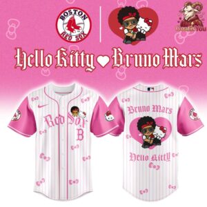 Boston Red Sox x Bruno Mars x Hello Kitty Limited Edition Jersey 3