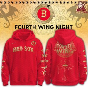 Boston Red Sox x Fourth Wing Night 2026 Hoodie
