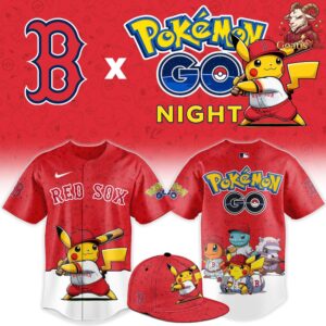 Boston Red Sox x Pokémon GO Night Limited Edition Jersey