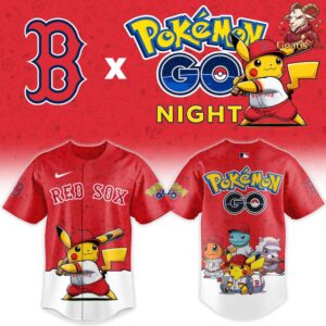 Boston Red Sox x Pokemon GO Night Limited Edition Jersey 2