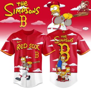 Boston Red Sox x The Simpsons Limited Edition Baseball Jersey