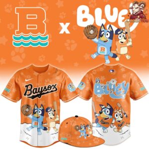 Bowie Baysox x Bluey Night New Limited Baseball Jersey