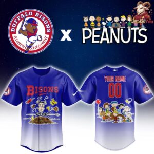 Buffalo Bisons Peanuts Night Limited Edition Jersey 2