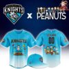Durham Bulls Peanuts Night Limited Edition Jersey