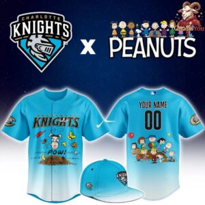Charlotte Knights Peanuts Night Limited Edition Jersey