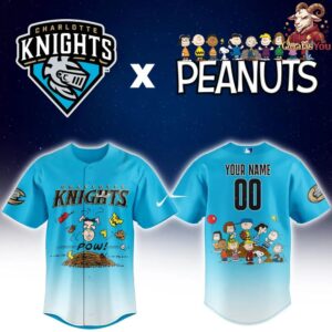 Charlotte Knights Peanuts Night Limited Edition Jersey 2