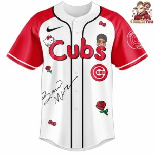 Chicago Cubs x Bruno Mars x Hello Kitty x The Romantic Tour Jersey 2
