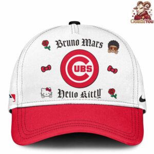 Chicago Cubs x Bruno Mars x Hello Kitty x The Romantic Tour Jersey 4