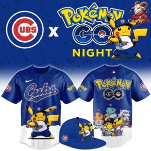 Chicago Cubs x Pokémon GO Night Limited Edition Jersey